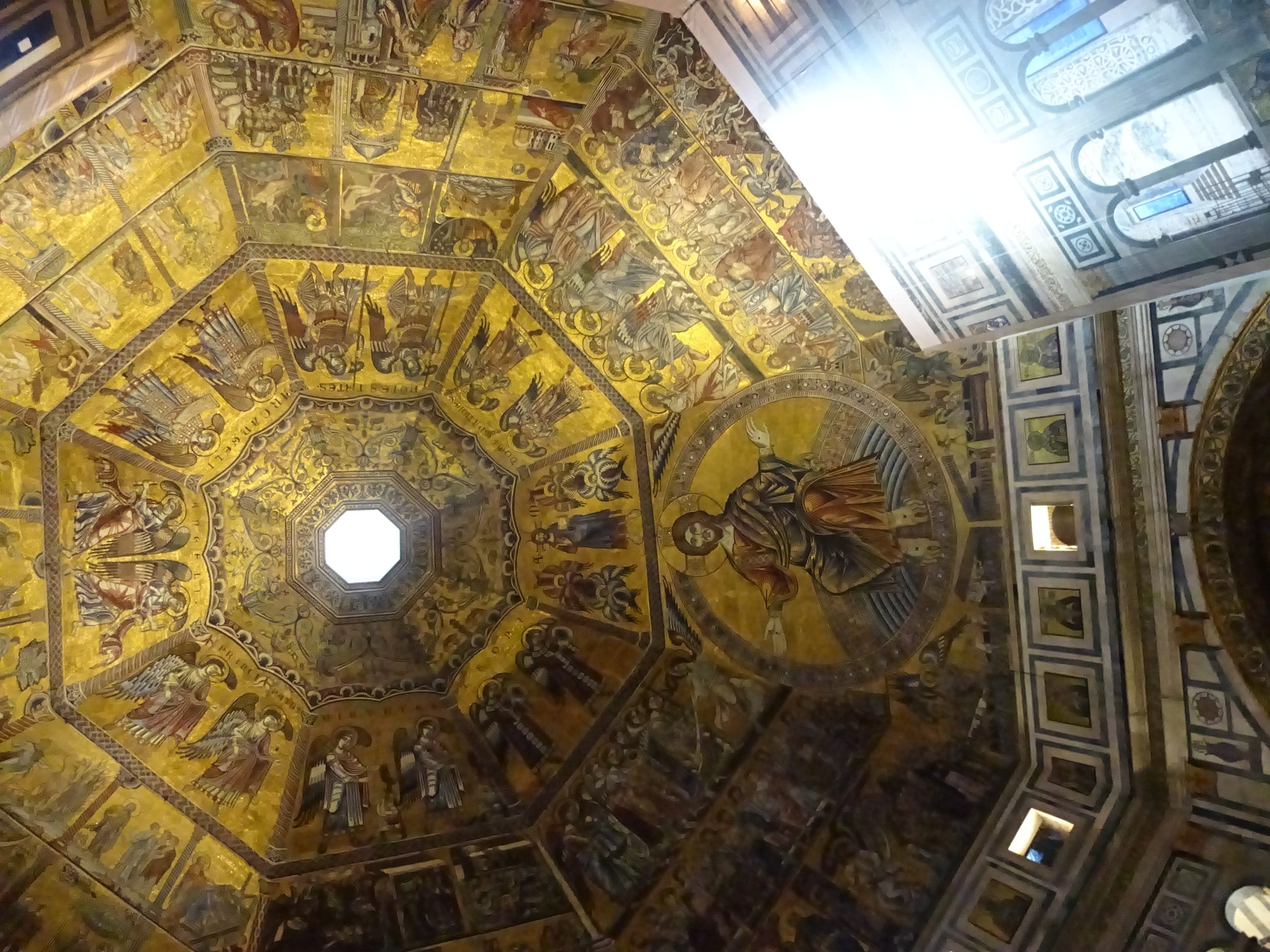 フィレンツェ サンジョヴァンニ洗礼堂の天井