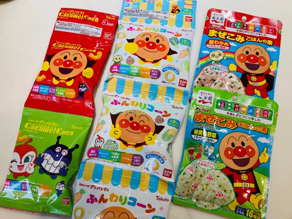 節約！100均でアンパンマンのお菓子や食品が買える！